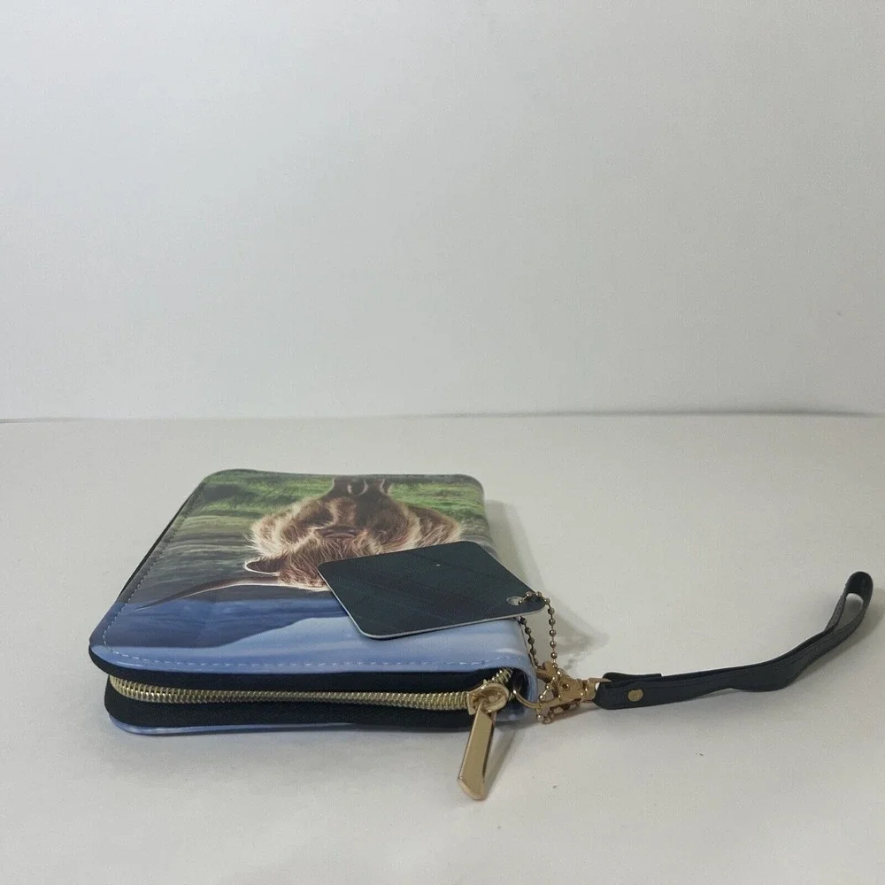 Highland‎ Cow Credit Card Holder, Small Notebook